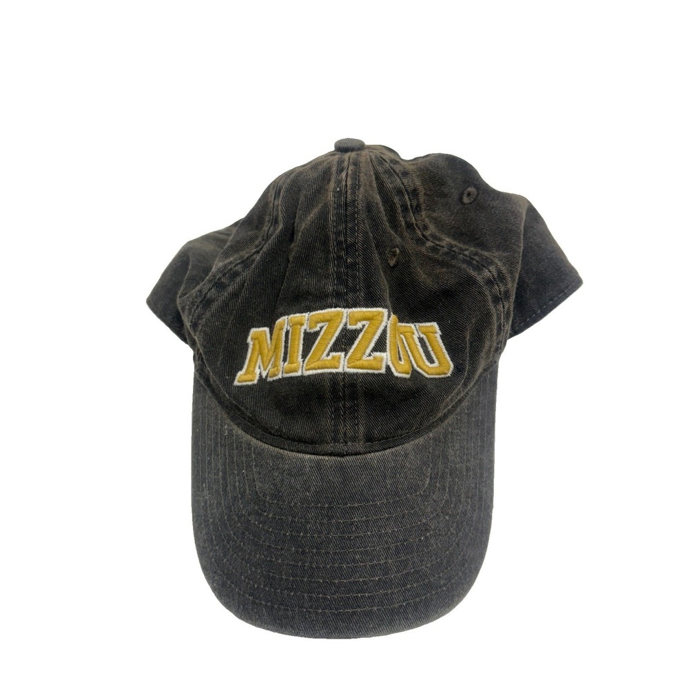 Missouri Tigers Mizzou Patch Hat Dad Baseball Cap Canvas Legacy Brown Snapback